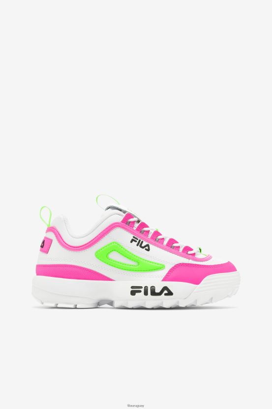 blanco/rosa/verde FILA fila disruptor 2 premium mujer blanco/rosa/verde 6L8PR21155