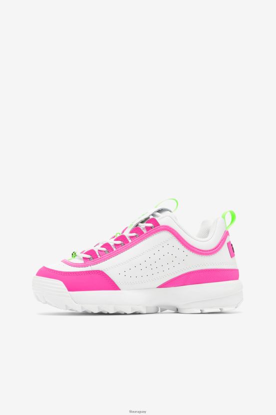 blanco/rosa/verde FILA fila disruptor 2 premium mujer blanco/rosa/verde 6L8PR21155