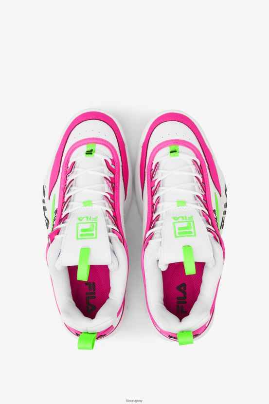 blanco/rosa/verde FILA fila disruptor 2 premium mujer blanco/rosa/verde 6L8PR21155