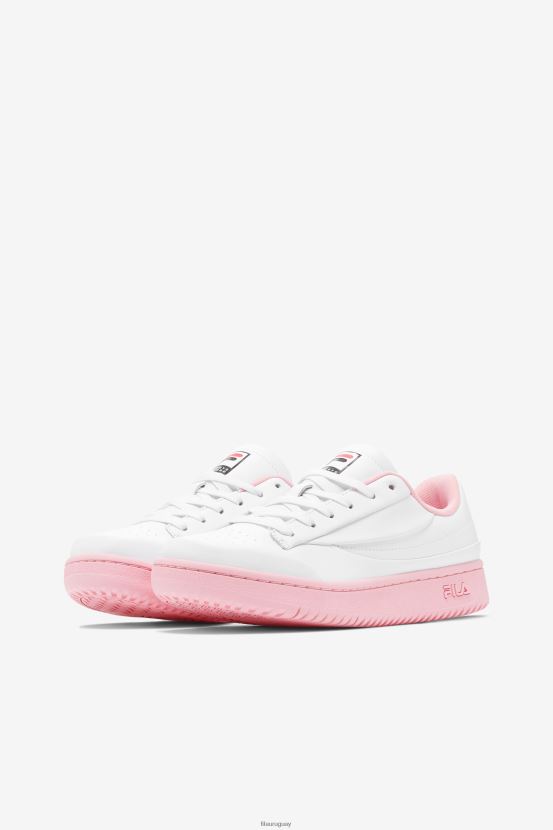 blanco/rubor coral/negro FILA blanco/coral blush/negro mujer original tenis lux x barneys fila 6L8PR21314
