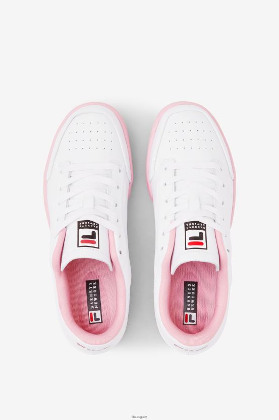 blanco/rubor coral/negro FILA blanco/coral blush/negro mujer original tenis lux x barneys fila 6L8PR21314