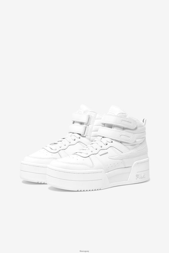brillo blanco/rosa FILA fila blanco/rosa glo mujer f-14 levantado 6L8PR21308