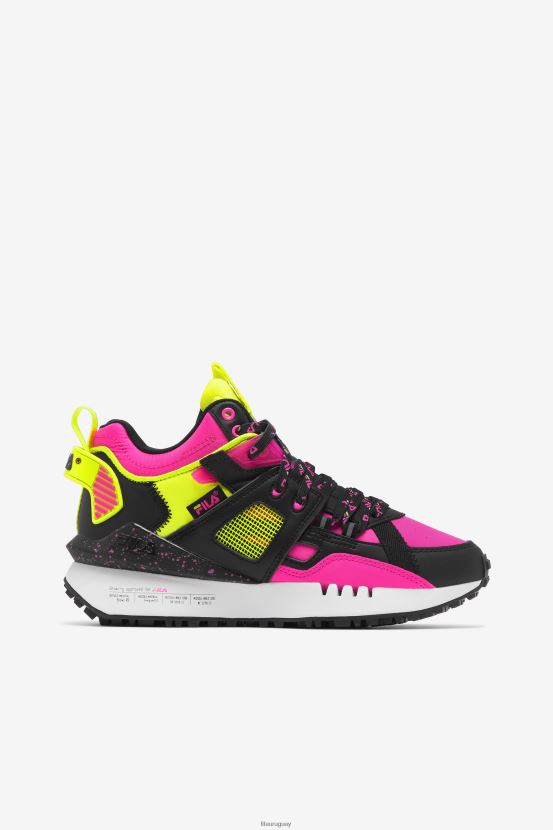 brillo negro/blanco/rosa FILA fila spectra mujer negro/blanco/rosa resplandor 6L8PR21218