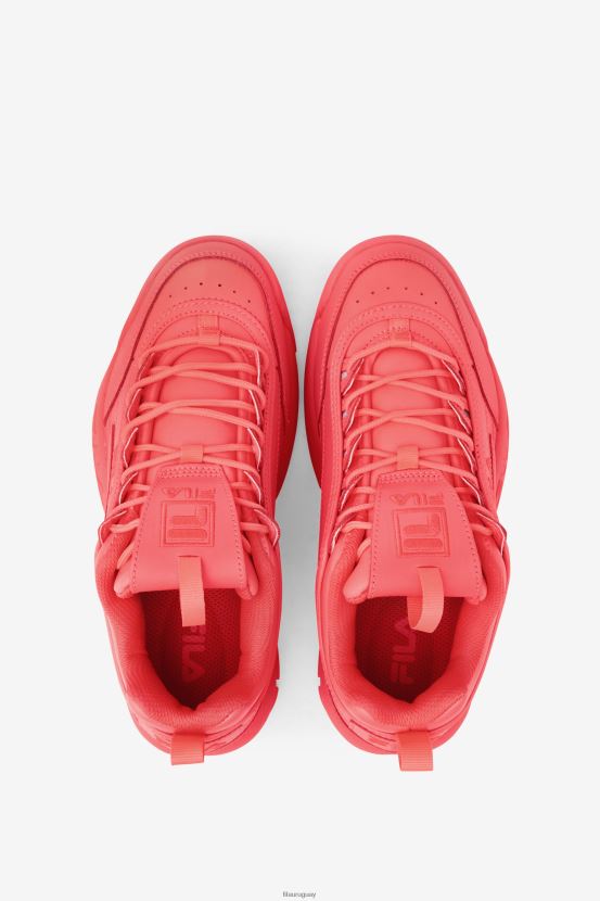 coral ardiente FILA fila fiery coral mujer disruptor 2 premium 6L8PR21162