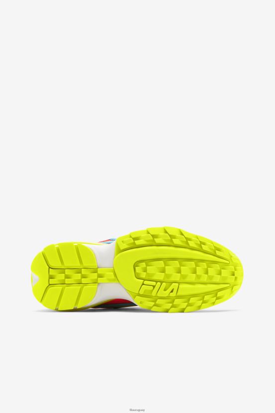 coral ardiente/amarillo/pez azul FILA fila disruptor 2 exp fiery coral/amarillo/bluefish mujer 6L8PR21176
