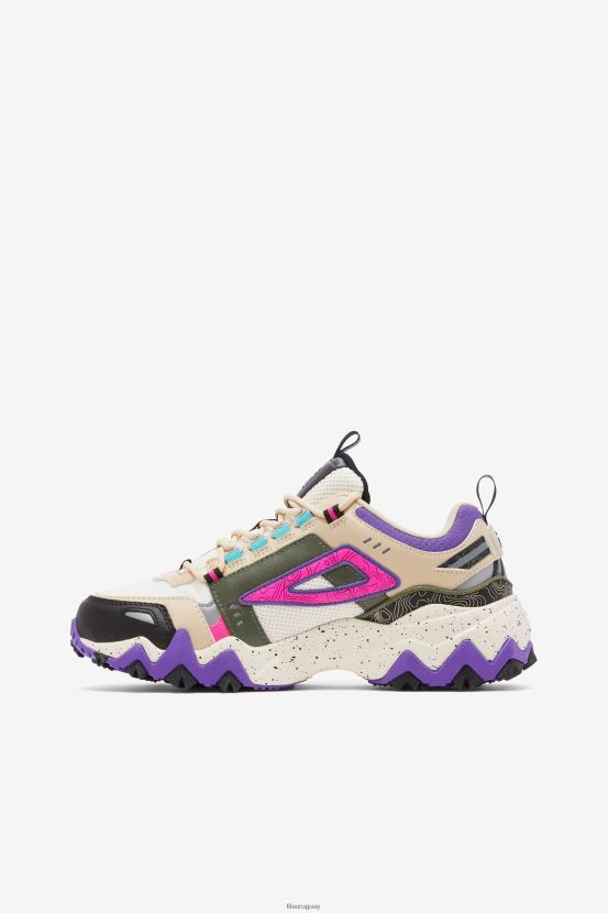 gardenia/tomillo/morado FILA gardenia/tomillo/púrpura fila oakmont tr para mujer 6L8PR21263