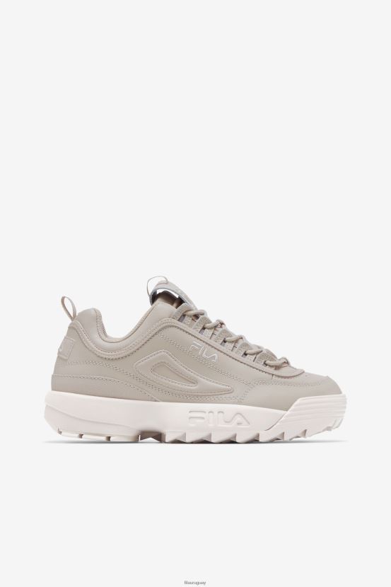 gris plata/arena blanca FILA fila disruptor 2 premium plata gris/blanco arena 6L8PR21143