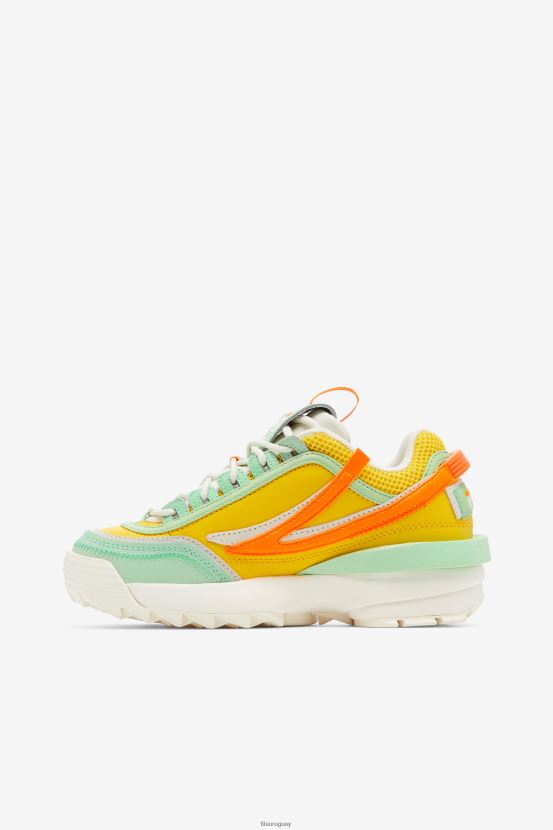 limón/ceniza verde/naranja FILA fila disruptor 2 exp limón/verde ceniza/naranja para mujer 6L8PR21175
