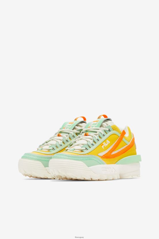 limón/ceniza verde/naranja FILA fila disruptor 2 exp limón/verde ceniza/naranja para mujer 6L8PR21175
