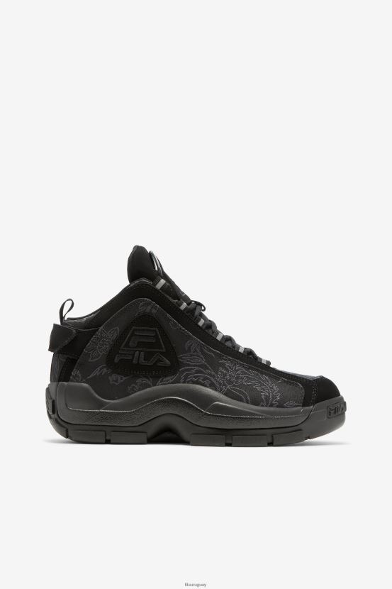 negro FILA fila mujer negra Grant Hill 2 jacquard floral 6L8PR21266