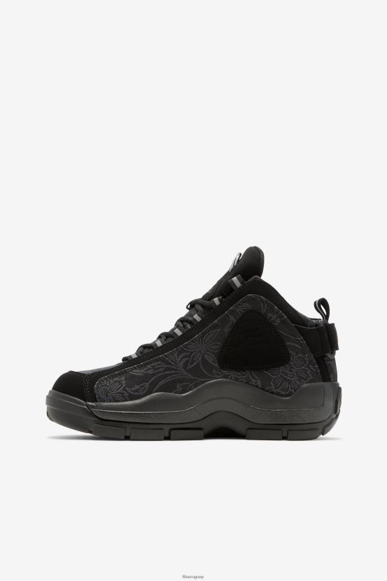 negro FILA fila mujer negra Grant Hill 2 jacquard floral 6L8PR21266
