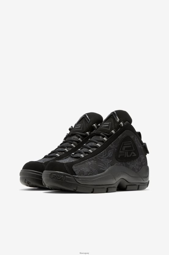 negro FILA fila mujer negra Grant Hill 2 jacquard floral 6L8PR21266