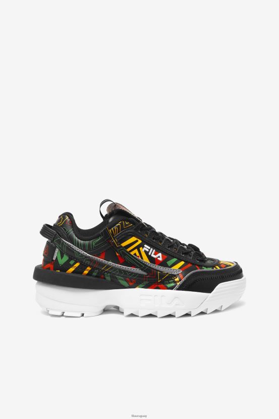 negro/gominola/limón FILA fila disruptor 2 exp mujer negro/jelly bean/lemon 6L8PR21252
