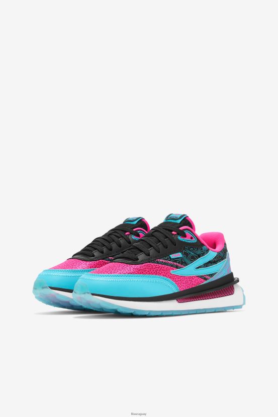 negro/rosa brillante/blanco FILA fila mujer renno negro/rosa glo/blanco 6L8PR21276