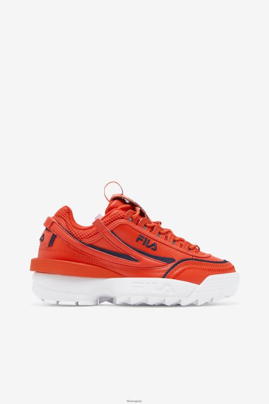 orange.com/navy/white FILA disruptor 2 exp para mujer fila orange.com/navy/white 6L8PR21196
