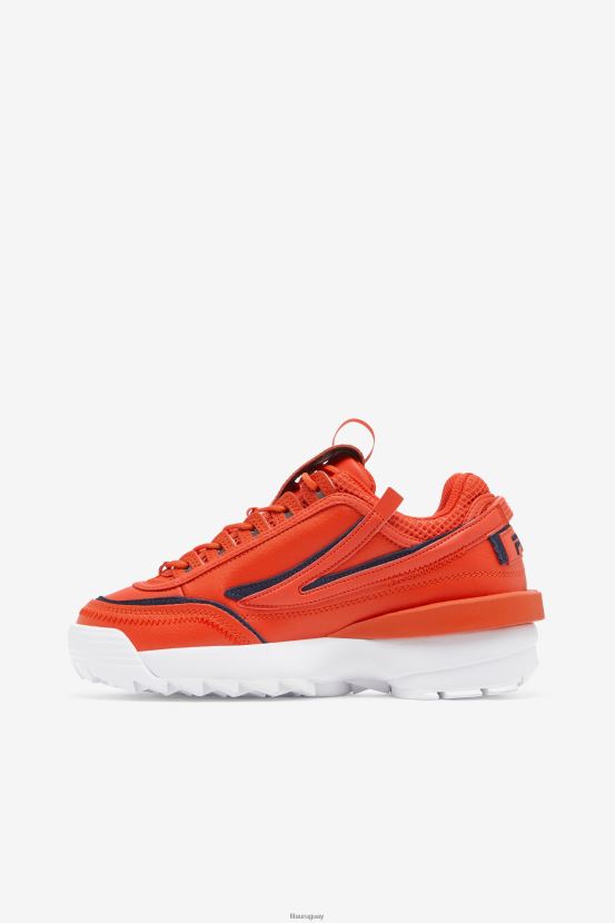 orange.com/navy/white FILA disruptor 2 exp para mujer fila orange.com/navy/white 6L8PR21196