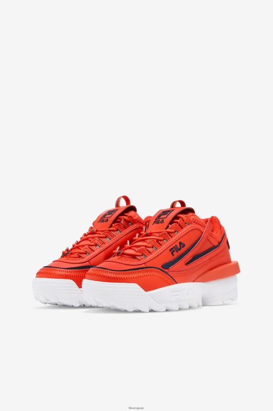 orange.com/navy/white FILA disruptor 2 exp para mujer fila orange.com/navy/white 6L8PR21196