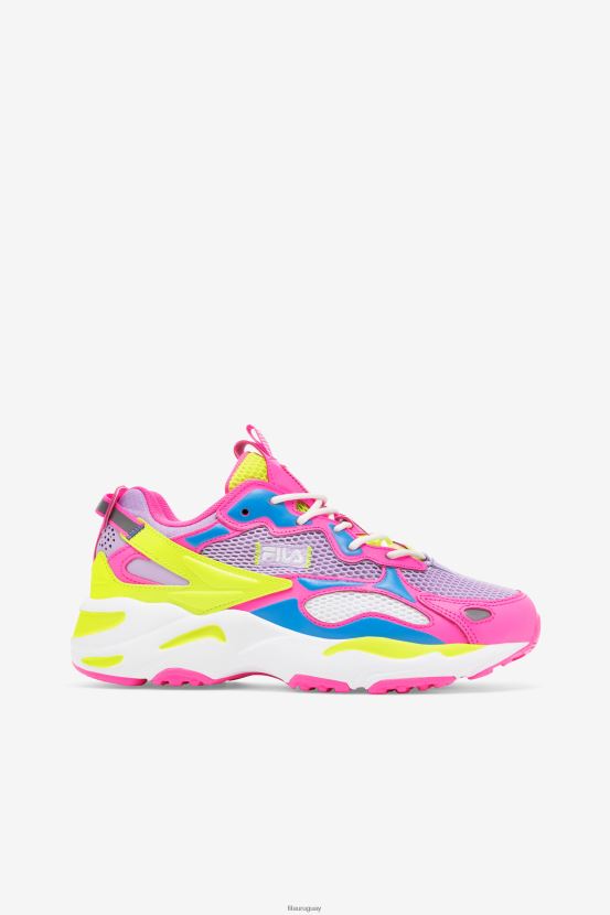 pétalo de azafrán/rosa/amarillo FILA crocus petal/pink/amarillo mujer ray tracer apex fila 6L8PR21254
