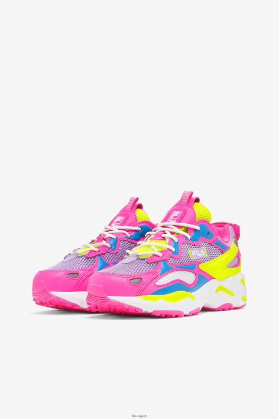 pétalo de azafrán/rosa/amarillo FILA crocus petal/pink/amarillo mujer ray tracer apex fila 6L8PR21254
