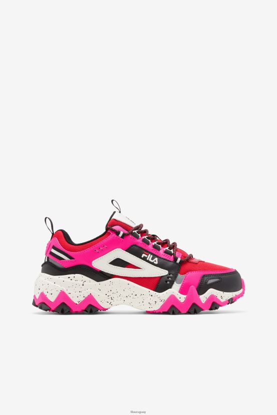 rojo/rosa brillante/negro FILA fila oakmont tr mujer rojo/rosa brillo/negro 6L8PR21213