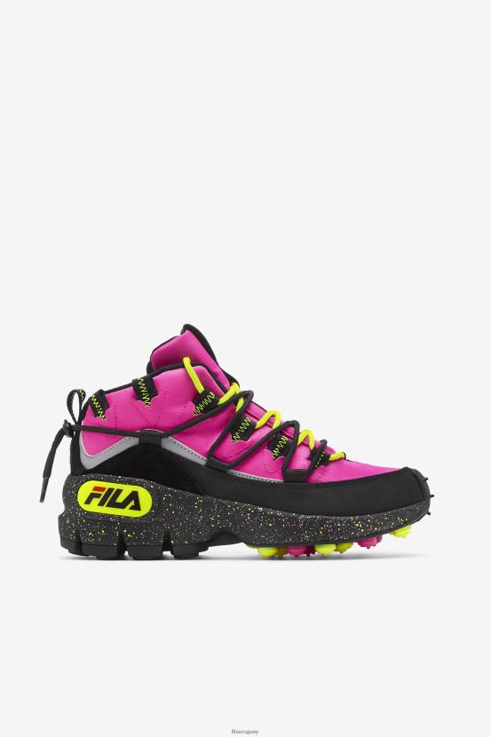 rosa brillante/negro/amarillo FILA mujer Grant Hill 1 x Trailpacer rosa brillo/negro/amarillo fila 6L8PR21247