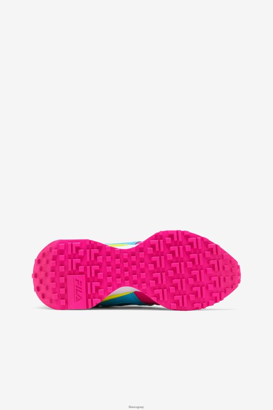 rosa glo/amarillo/negro FILA fila spectra mujer rosa glo/amarillo/negro 6L8PR21208