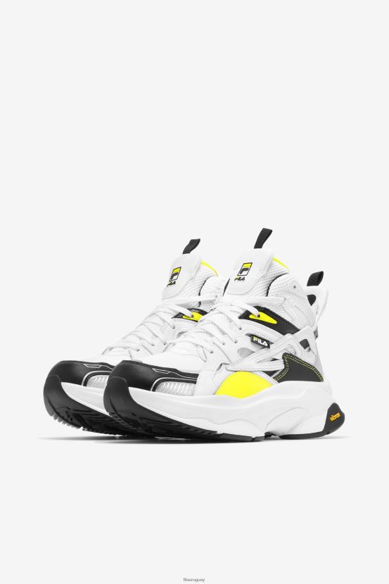 tónica blanca/negra/limón FILA fila mujer hallasan mid premium white/black/lemon tonic 6L8PR21333