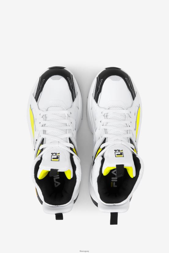 tónica blanca/negra/limón FILA fila mujer hallasan mid premium white/black/lemon tonic 6L8PR21333