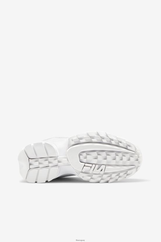 triple blanco FILA fila disruptor 2 premium triple blanca para mujer 6L8PR21191