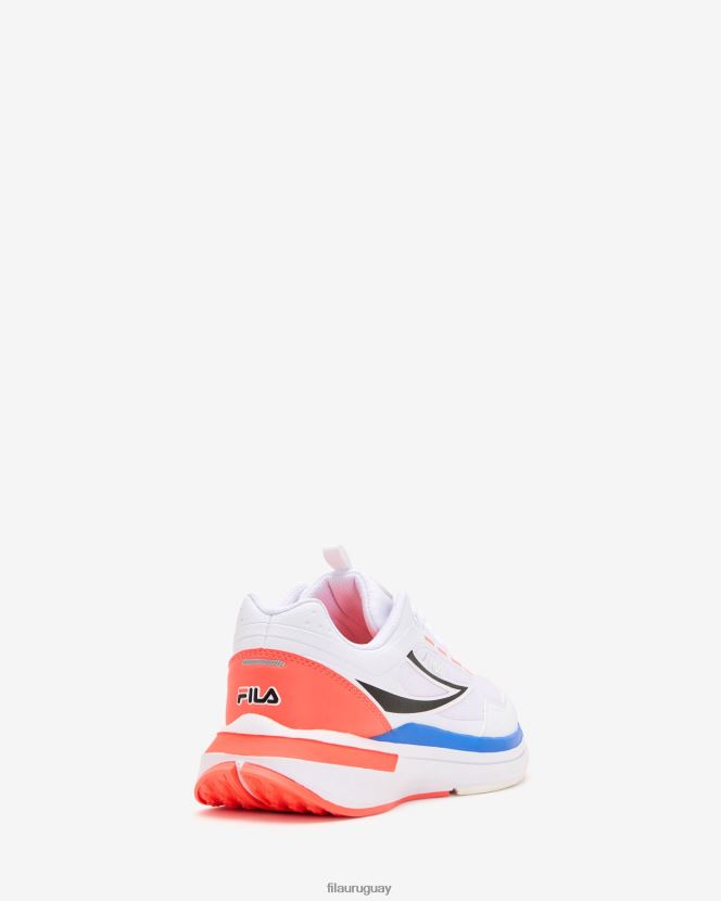 blanco/coral fuego/azul nebuloso FILA fila zagari blanco/fierycoral/nebulblue mujer 6L8PR23035
