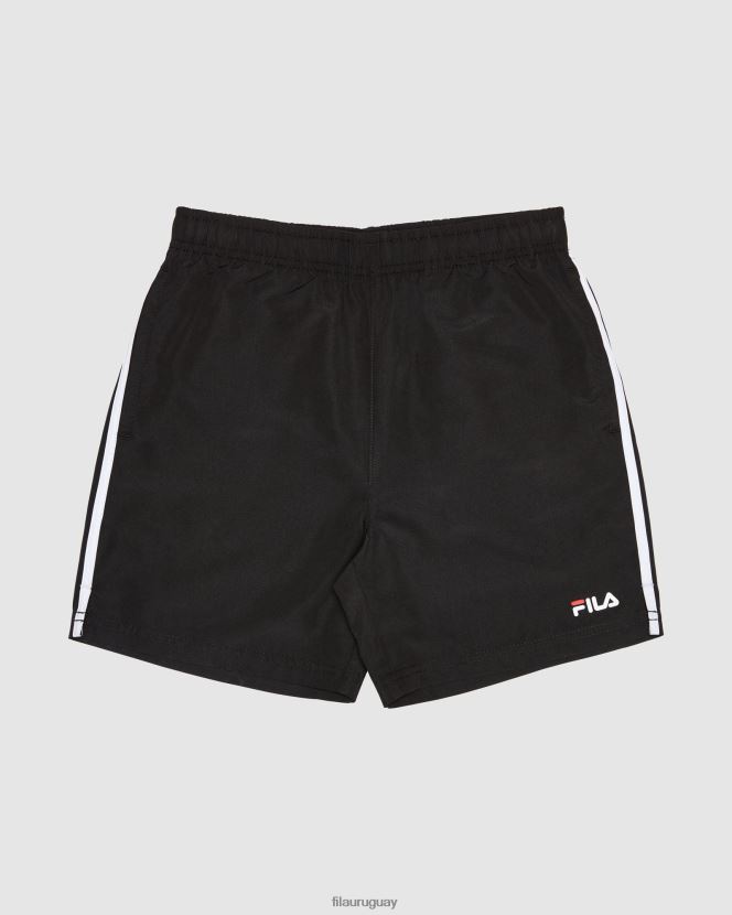 negro FILA pantalón corto clásico niño microfibra negro fila 6L8PR23125