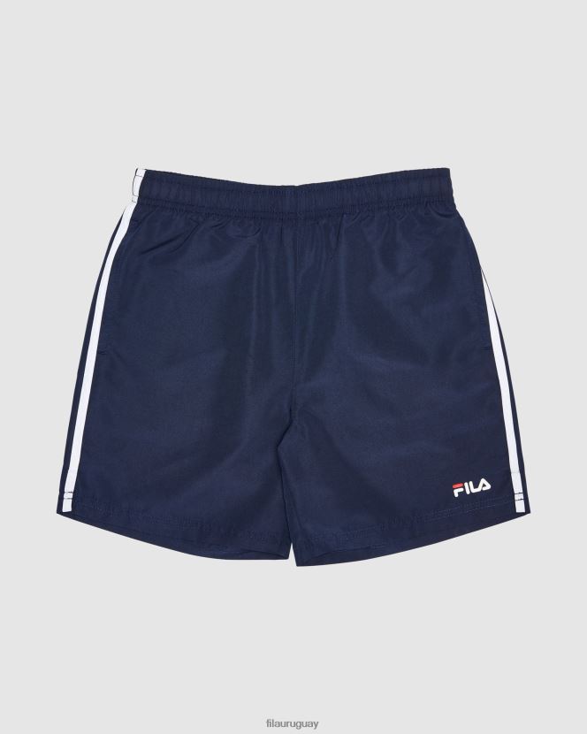 nueva marina FILA nuevo pantalón corto fila microfibra niño azul marino clásico 6L8PR23120