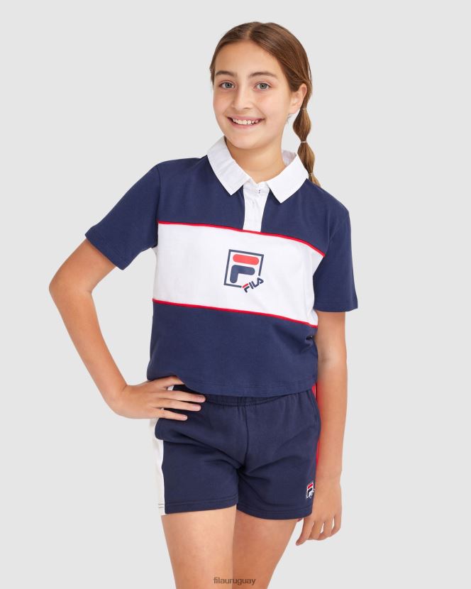 nueva marina FILA polo lana fila new azul marino niña 6L8PR23082