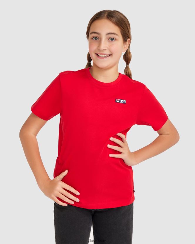 rojo FILA camiseta fila parker roja para niños 6L8PR23081