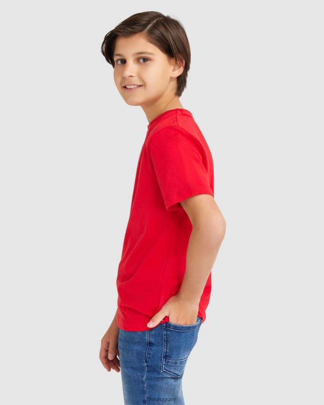 rojo FILA camiseta fila parker roja para niños 6L8PR23081