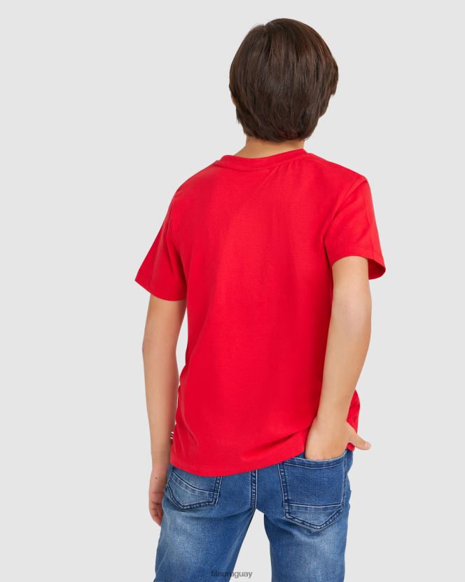 rojo FILA camiseta fila parker roja para niños 6L8PR23081