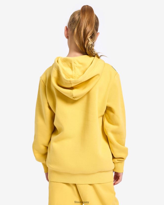 amarillo empañado FILA Insignia infantil amarilla brumosa 2.0 con capucha fila 6L8PR23144