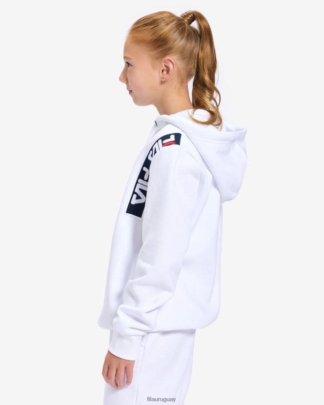 blanco FILA capucha fila infantil insignia 2.0 blanca 6L8PR23141