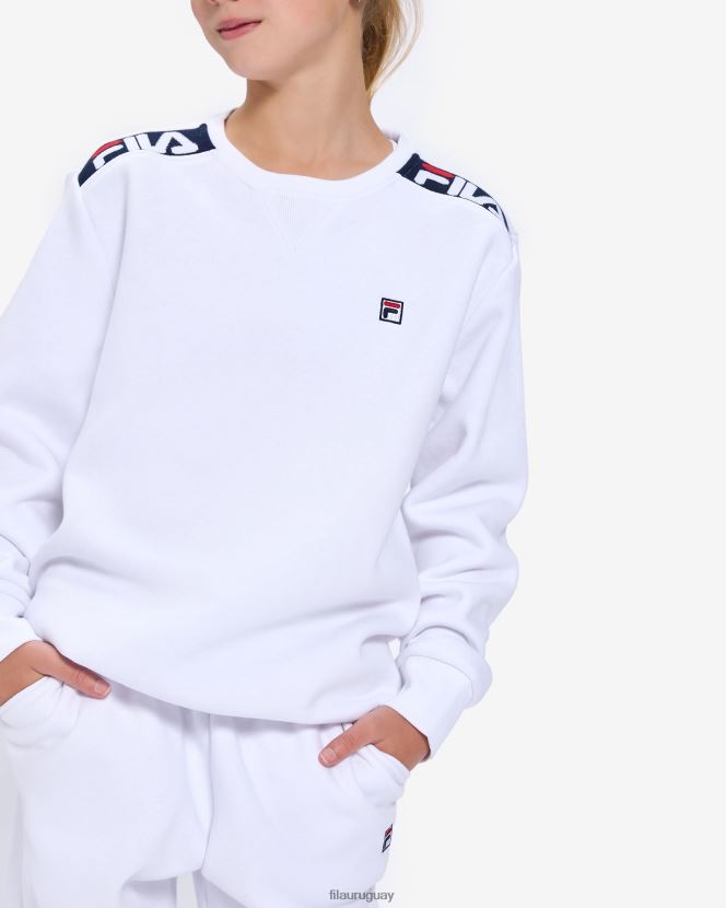 blanco FILA insignia infantil 2.0 crew blanca fila 6L8PR23143