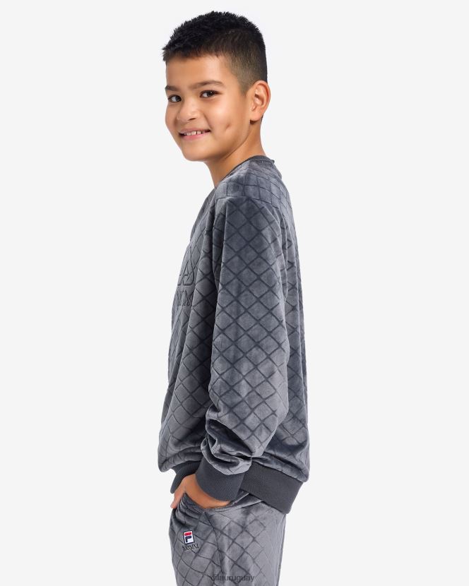 ostra negra FILA fila sloane crew black oyster para niños 6L8PR23149