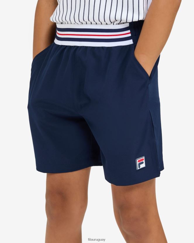 nueva marina FILA pantalones cortos fila clay azul marino nuevos 6L8PR23165