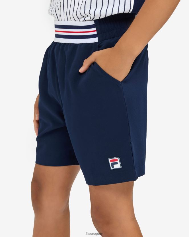 nueva marina FILA pantalones cortos fila clay azul marino nuevos 6L8PR23165