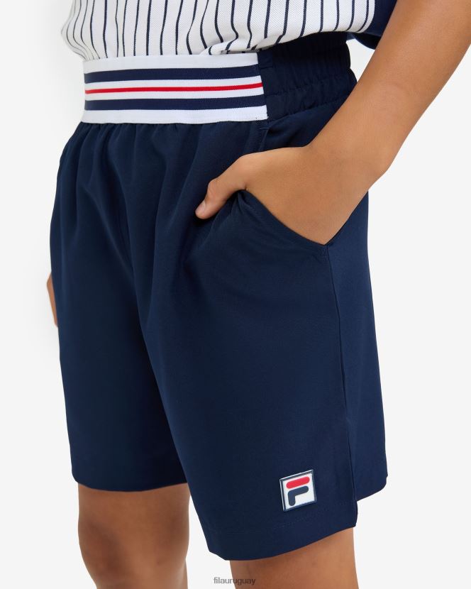 nueva marina FILA pantalones cortos fila clay azul marino nuevos 6L8PR23165