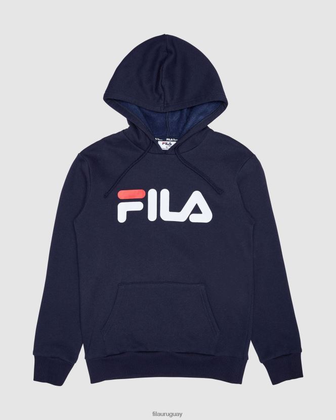 nueva marina FILA nueva capucha fila azul marino clasica para niños 6L8PR23126