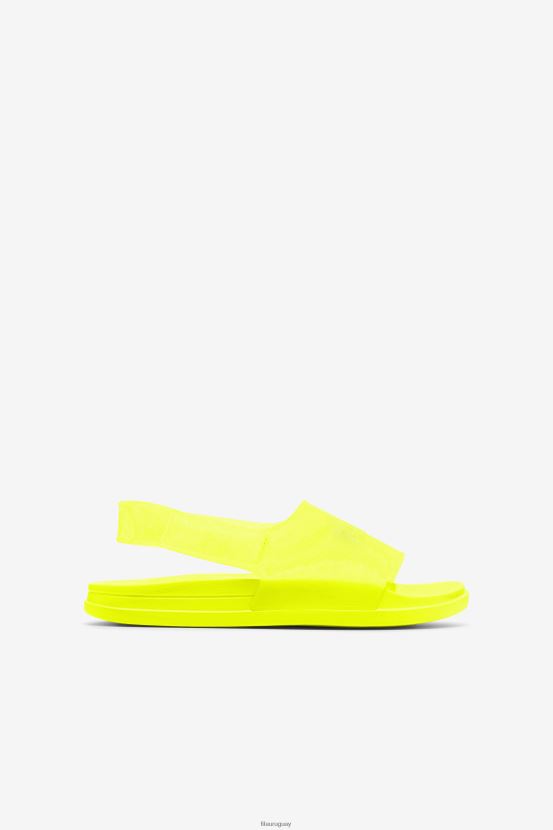 amarillo FILA chanclas fila saveeno amarillas para niños grandes 6L8PR22176