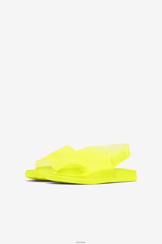 amarillo FILA chanclas fila saveeno amarillas para niños grandes 6L8PR22176