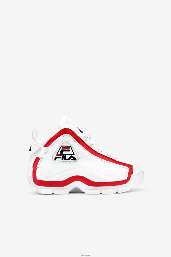 blanco/rojo/negro FILA fila Grant Hill 2 para niños grandes blanco/rojo/negro 6L8PR22093