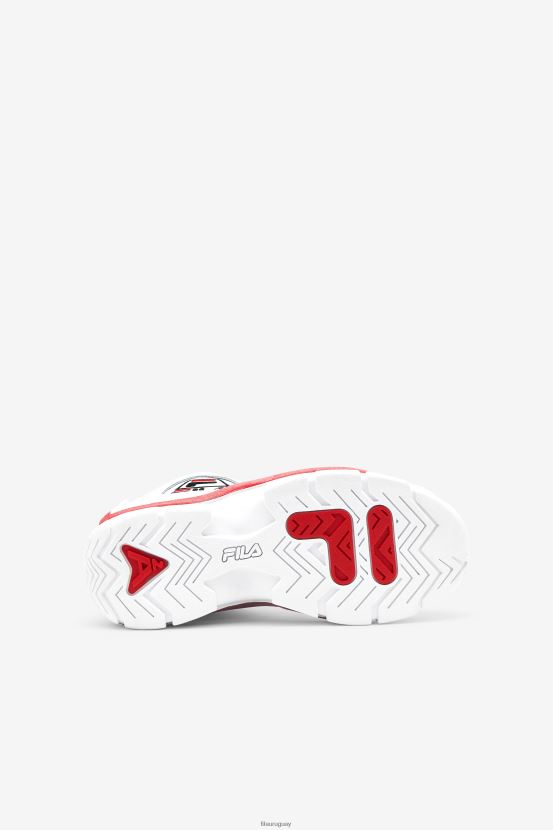 blanco/rojo/negro FILA fila Grant Hill 2 para niños grandes blanco/rojo/negro 6L8PR22093