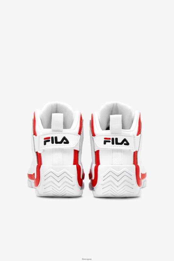 blanco/rojo/negro FILA fila Grant Hill 2 para niños grandes blanco/rojo/negro 6L8PR22093