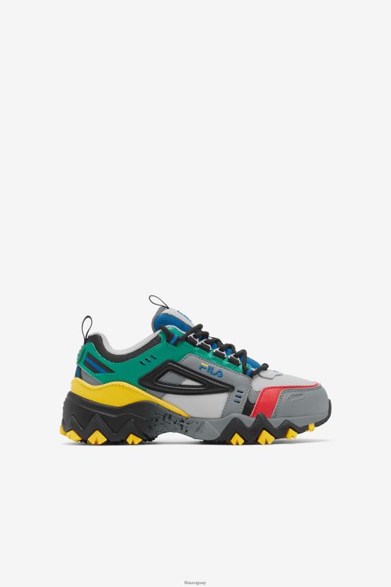 gris glaciar/monumento/negro FILA fila big kids' oakmont tr glacier grey/monument/black 6L8PR22137